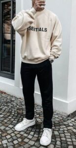 Oversized Sweater With Chinos