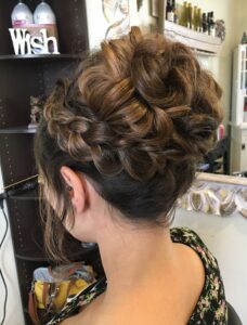 Braided Updo Party Hairstyles for Women